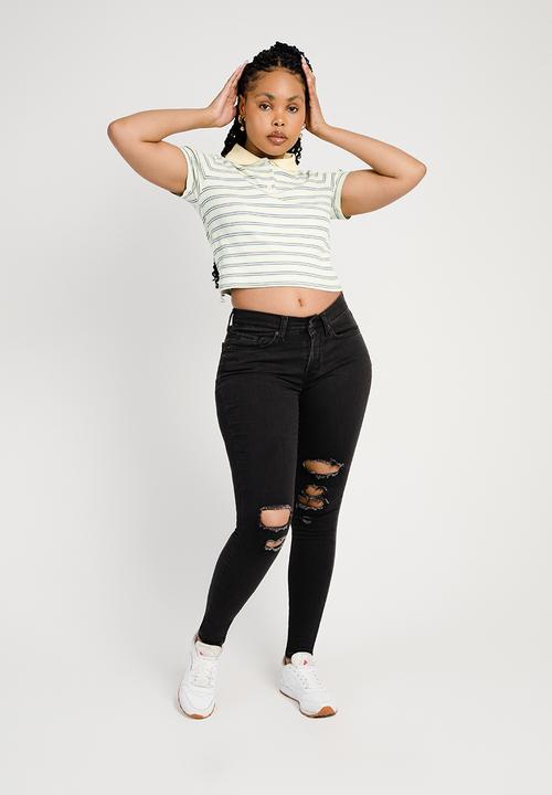 Levi’s® - Curvy super skinny - black pond