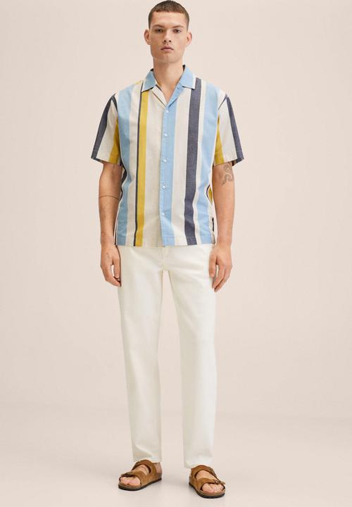 MANGO - Shirt . belinho - beige