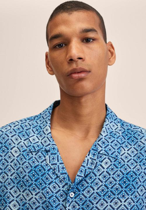 MANGO - Neiva shirt - blue