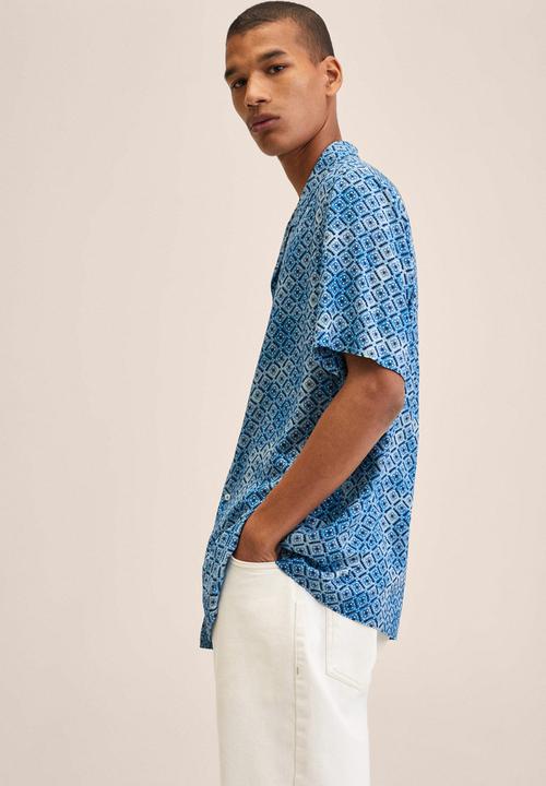 MANGO - Neiva shirt - blue