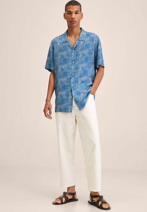 MANGO - Neiva shirt - blue