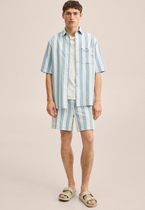MANGO - Parasol shirt  - blue