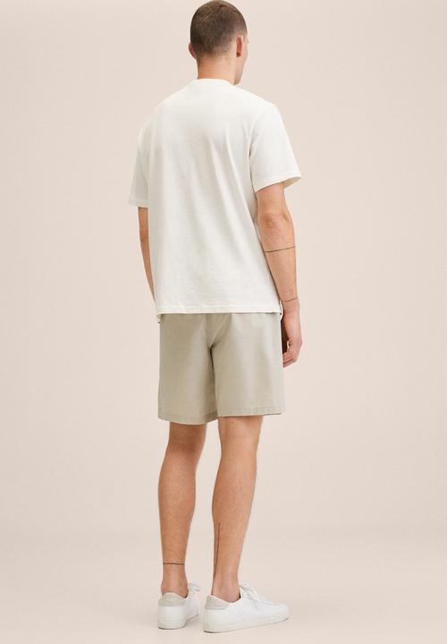 MANGO - Rush Bermuda shorts - natural