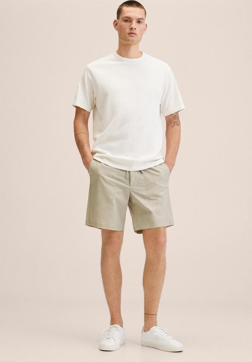 MANGO - Rush Bermuda shorts - natural