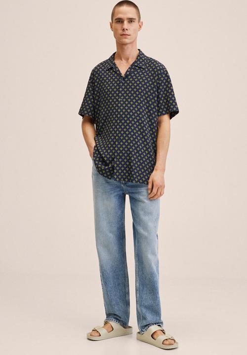 MANGO - Vagos shirt - navy
