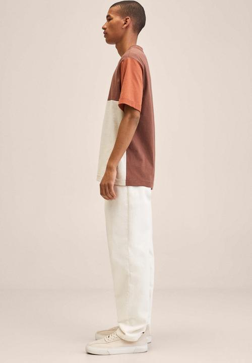 MANGO - Blust T-shirt - cream