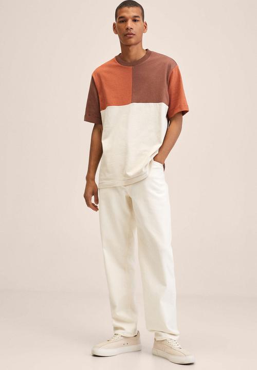 MANGO - Blust T-shirt - cream