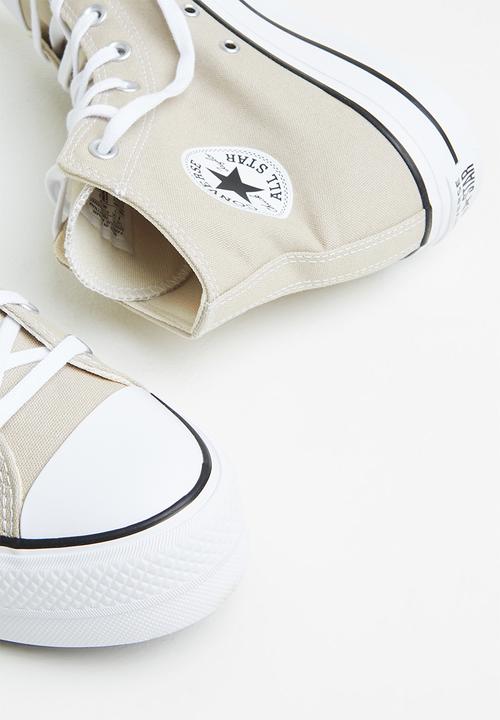 Converse - Chuck taylor all star lift - papyrus/black/white
