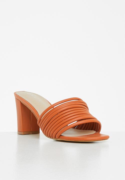 edit - Multi-straps mule - orange