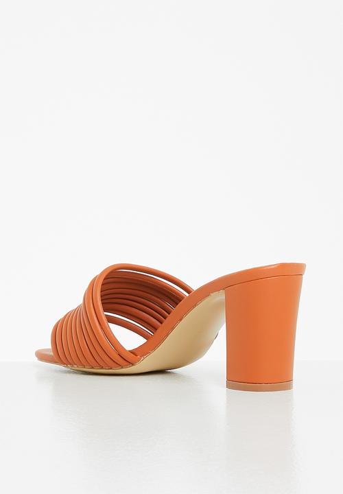 edit - Multi-straps mule - orange