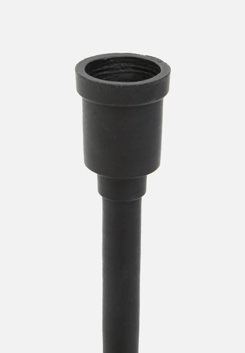 H&S - Kris candle holder - black