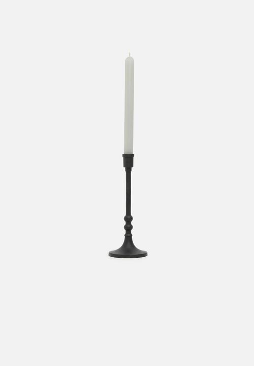 H&S - Kris candle holder - black