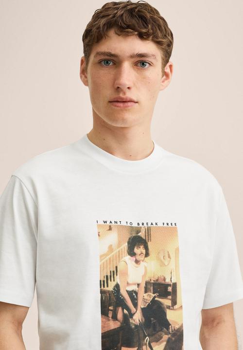 MANGO - Break free T-shirt - white