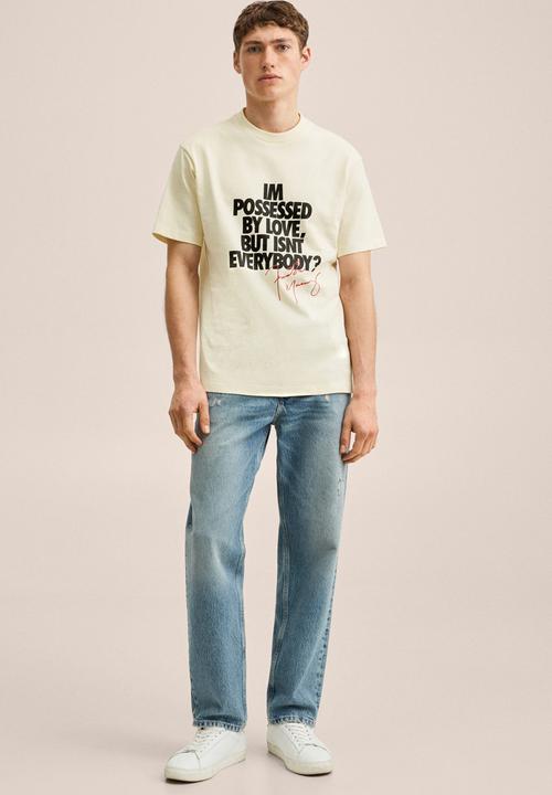 MANGO - Freddie T-shirt - cream
