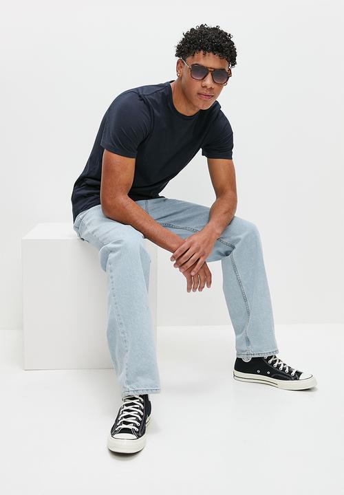 STYLE REPUBLIC - Basic long line tee - dark navy