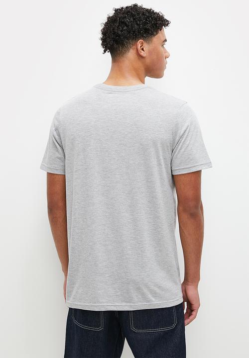 STYLE REPUBLIC - Logo graphic tee - grey melange