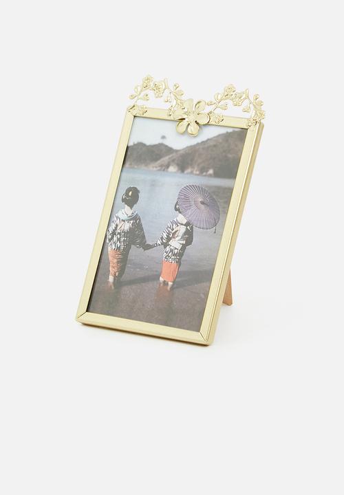 H&S - Blossom photo frame - gold