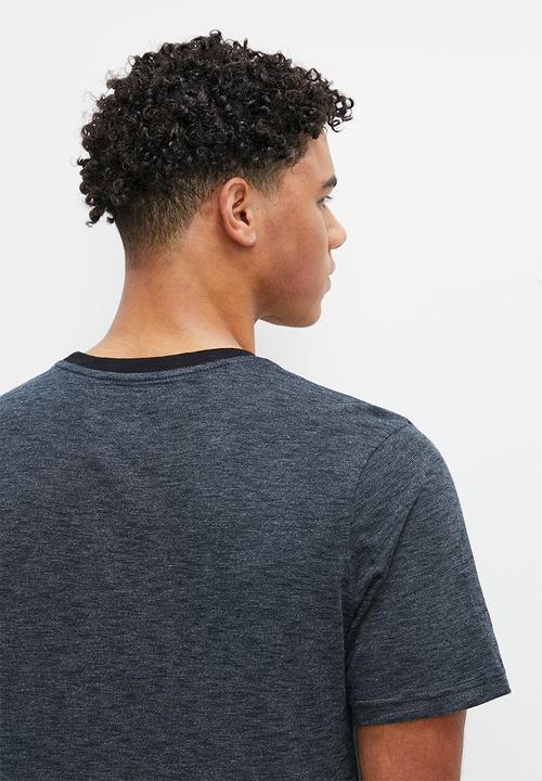 STYLE REPUBLIC - Charcoal stripe tee - charcoal