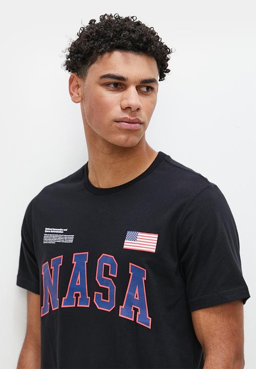 STYLE REPUBLIC - Nasa graphic tee - black