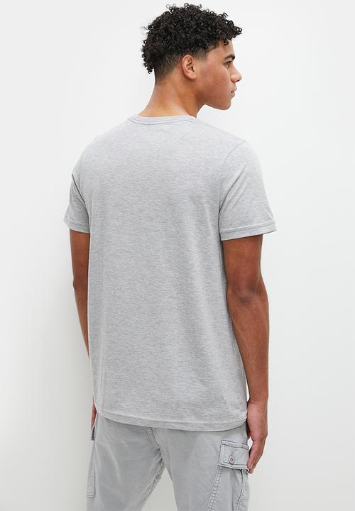 STYLE REPUBLIC - SR Graphic crew neck tee - grey melange