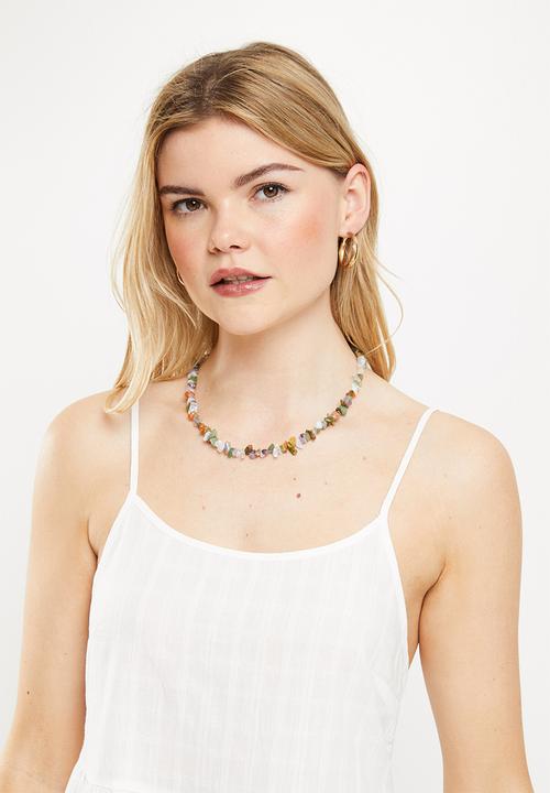 dailyfriday - Tiered mini dress - white