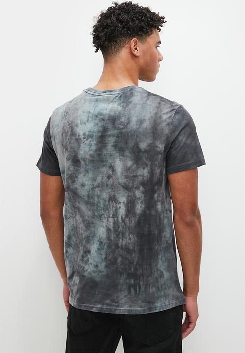 STYLE REPUBLIC - Tie dye tee - navy spectra dye