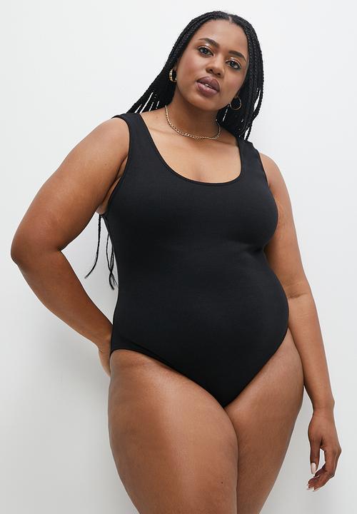 Superbalist - 2-Pack built up rib bodysuit - black & white