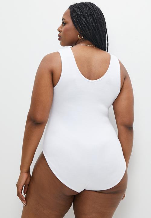 Superbalist - 2-Pack built up rib bodysuit - black & white