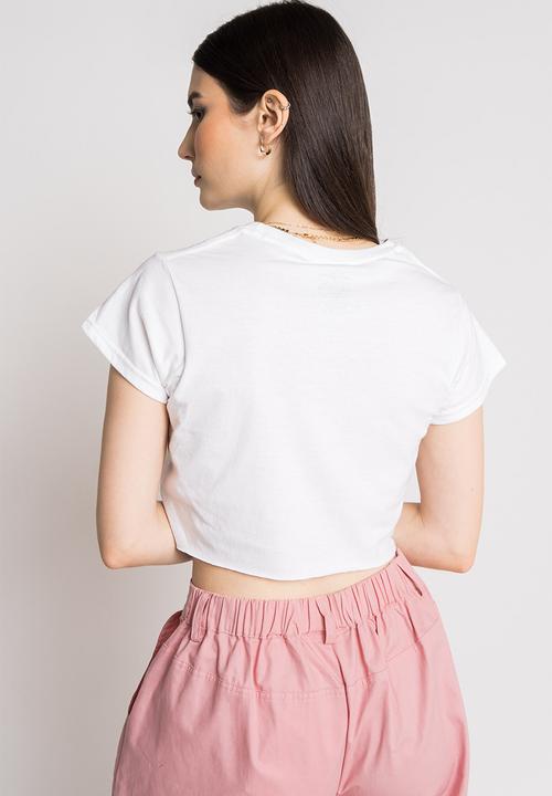 Daisy Street - Tyler tee - white