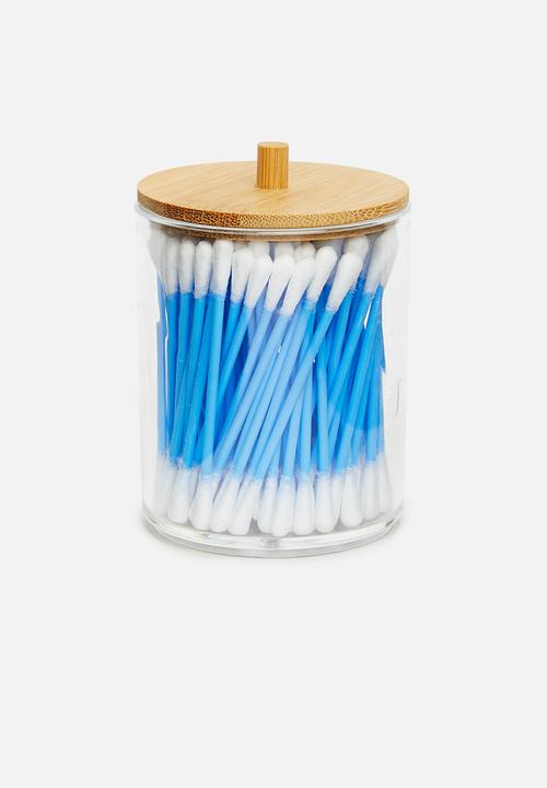 Bathroom Solutions - Cotton buds organiser - clear