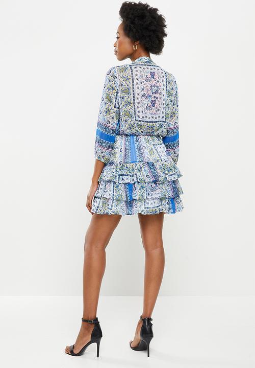 SISSY BOY - Layered dress - blue 