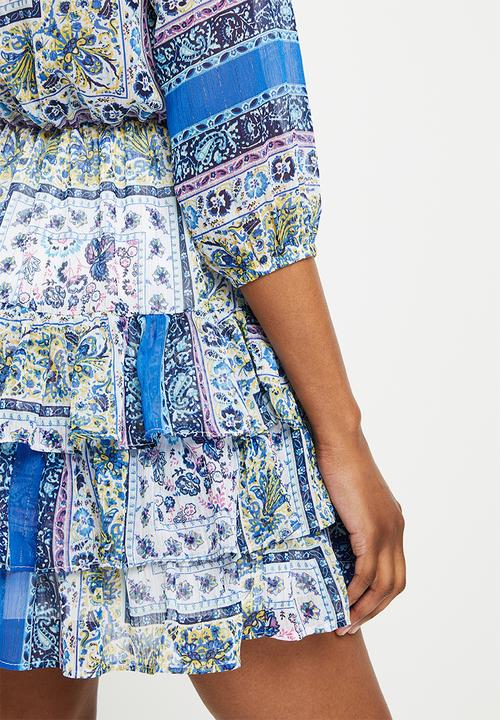 SISSY BOY - Layered dress - blue 