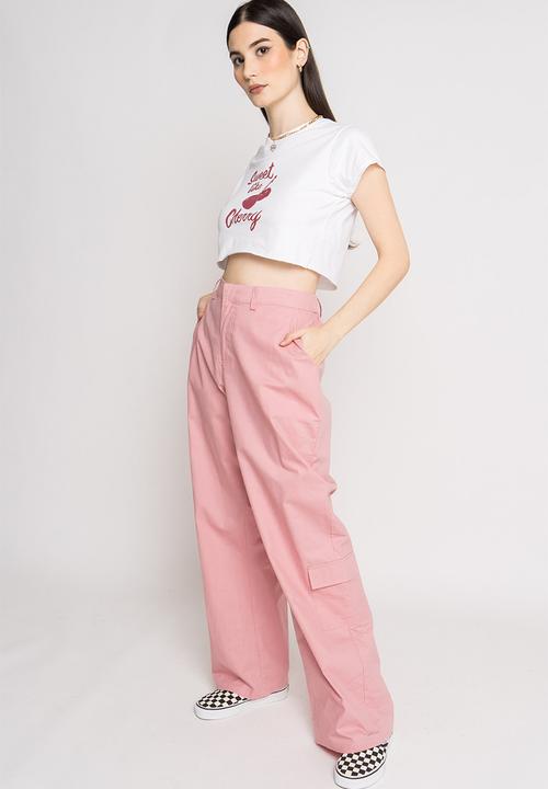 Daisy Street - Cargo pants - pink
