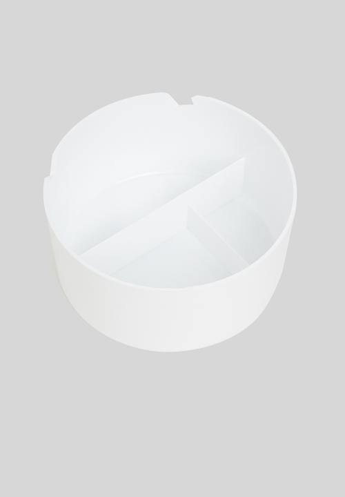 Bathroom Solutions - Round mirror organiser - white