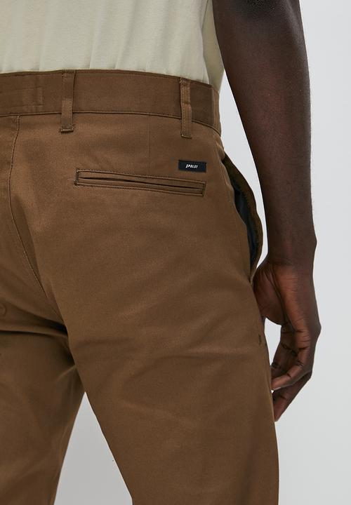 Superbalist - Caleb slim chino - brown
