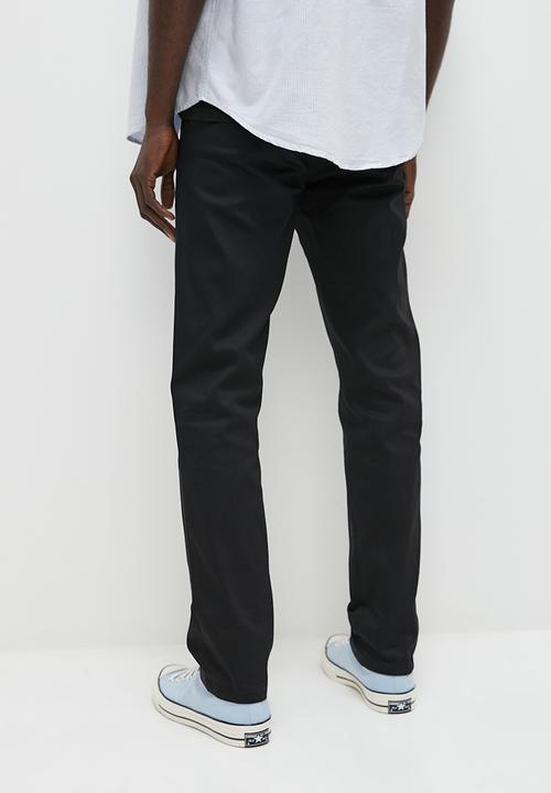 Superbalist - Caleb slim chino - black