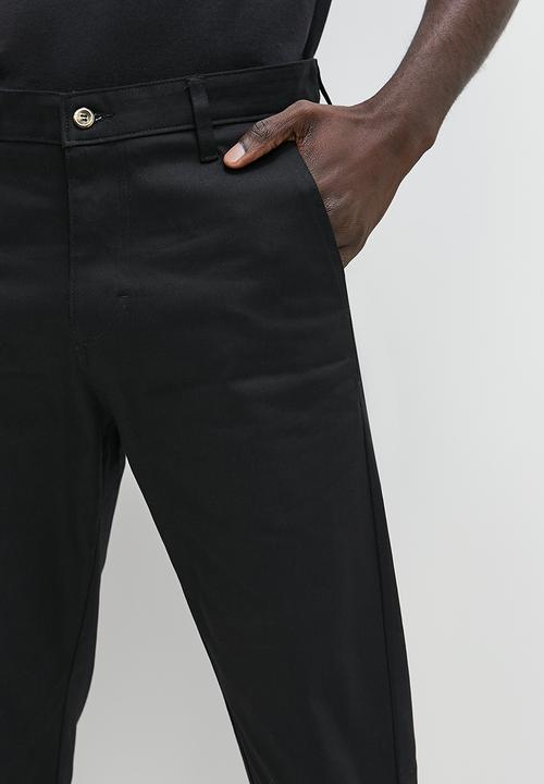 Superbalist - Caleb slim chino - black