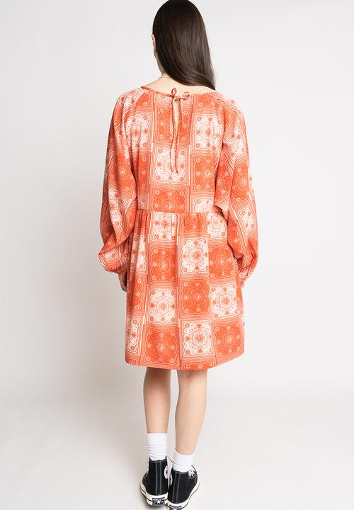 Daisy Street - Alexis dress - burnt orange