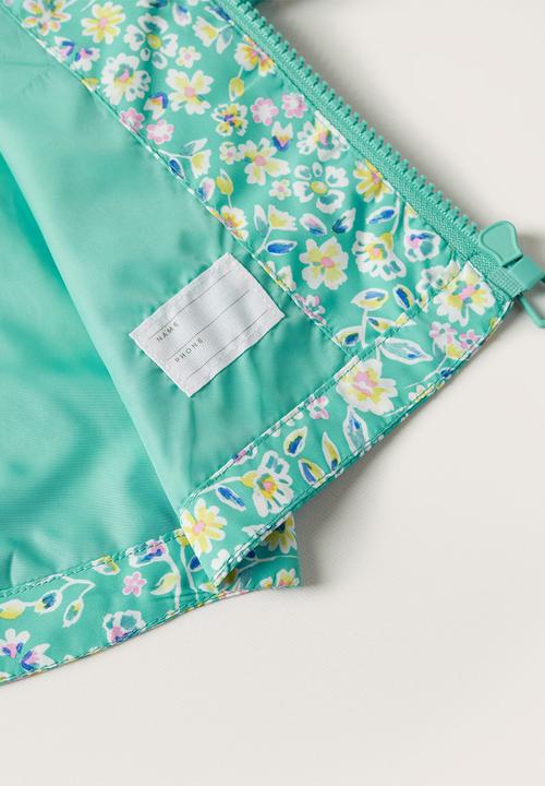 MANGO - Jacket rain - pastel green
