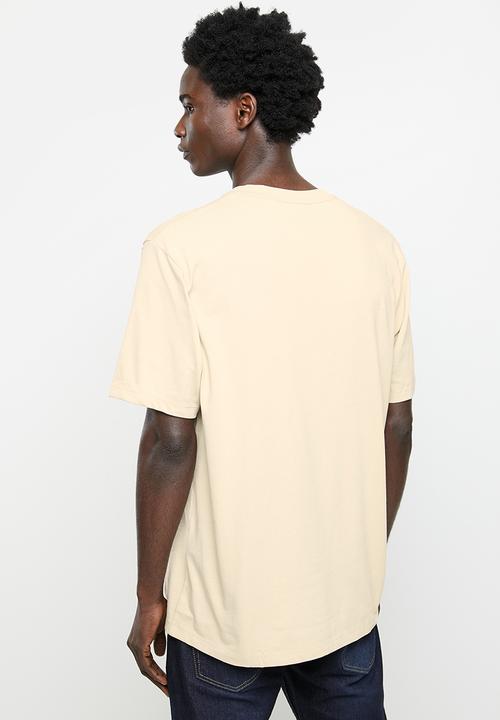 Superdry. - Code cl linear loose tee - feather grey