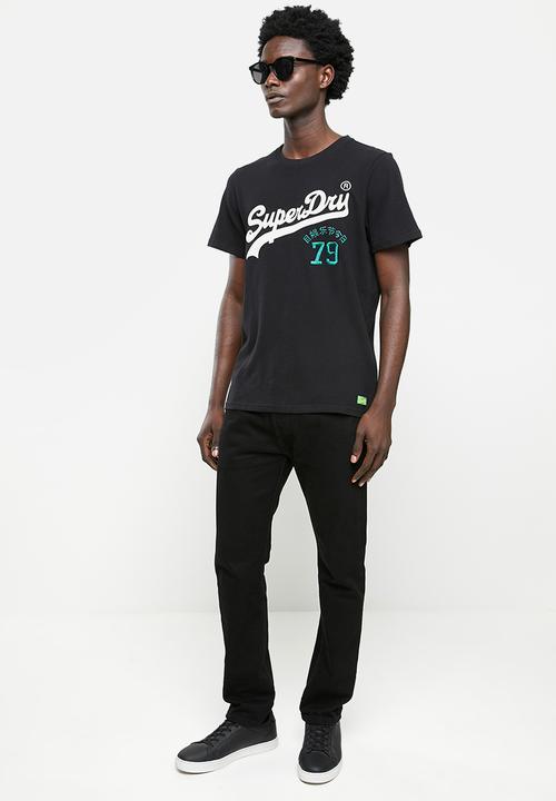 Superdry. - Vintage vl interest tee - black