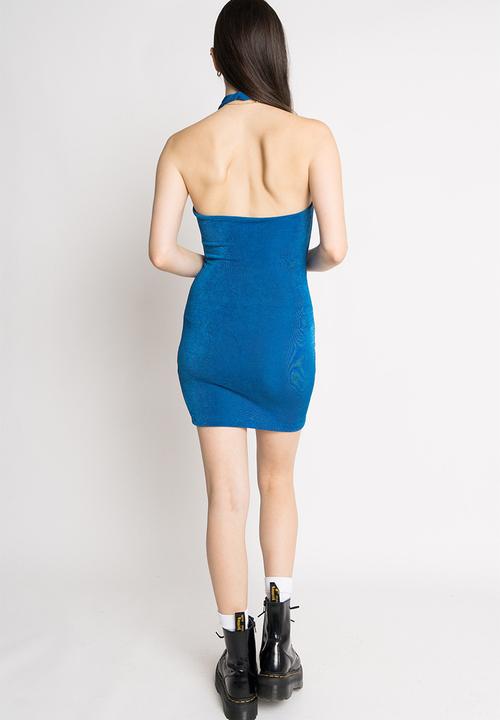 Daisy Street - Halterneck dress - blue