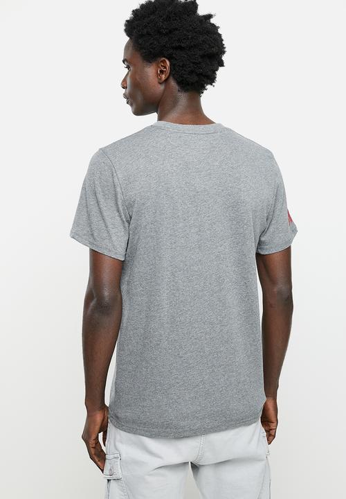 Superdry. - Vintage vl classic tee - rich charcoal marl