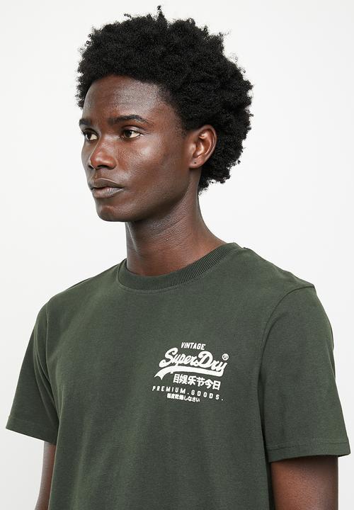 Superdry. - Vintage vl narrative tee - surplus goods olive