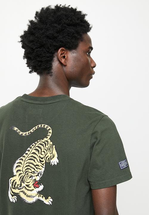Superdry. - Vintage vl narrative tee - surplus goods olive