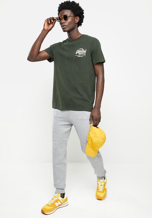 Superdry. - Vintage vl narrative tee - surplus goods olive