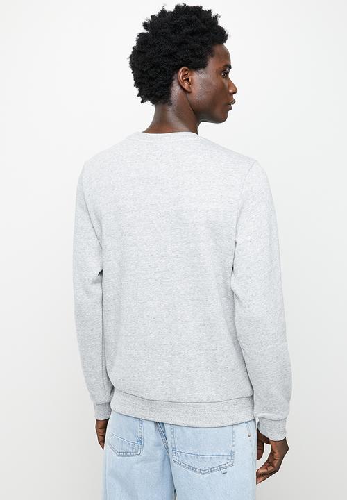 Superdry. - Vintage vl interest crew - athletic grey marl