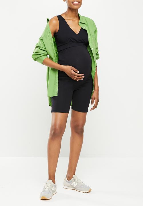 Superbalist - Maternity 2 pack rib nursing bralette - black & white