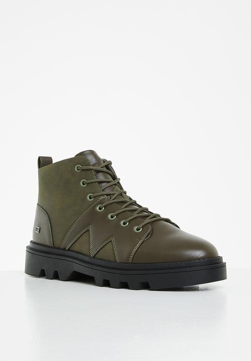 MAZERATA - Vinchey 5 nubuck wax - olive