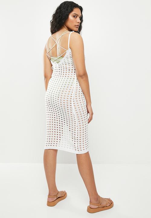 dailyfriday - Crossed back maxi cover up - white